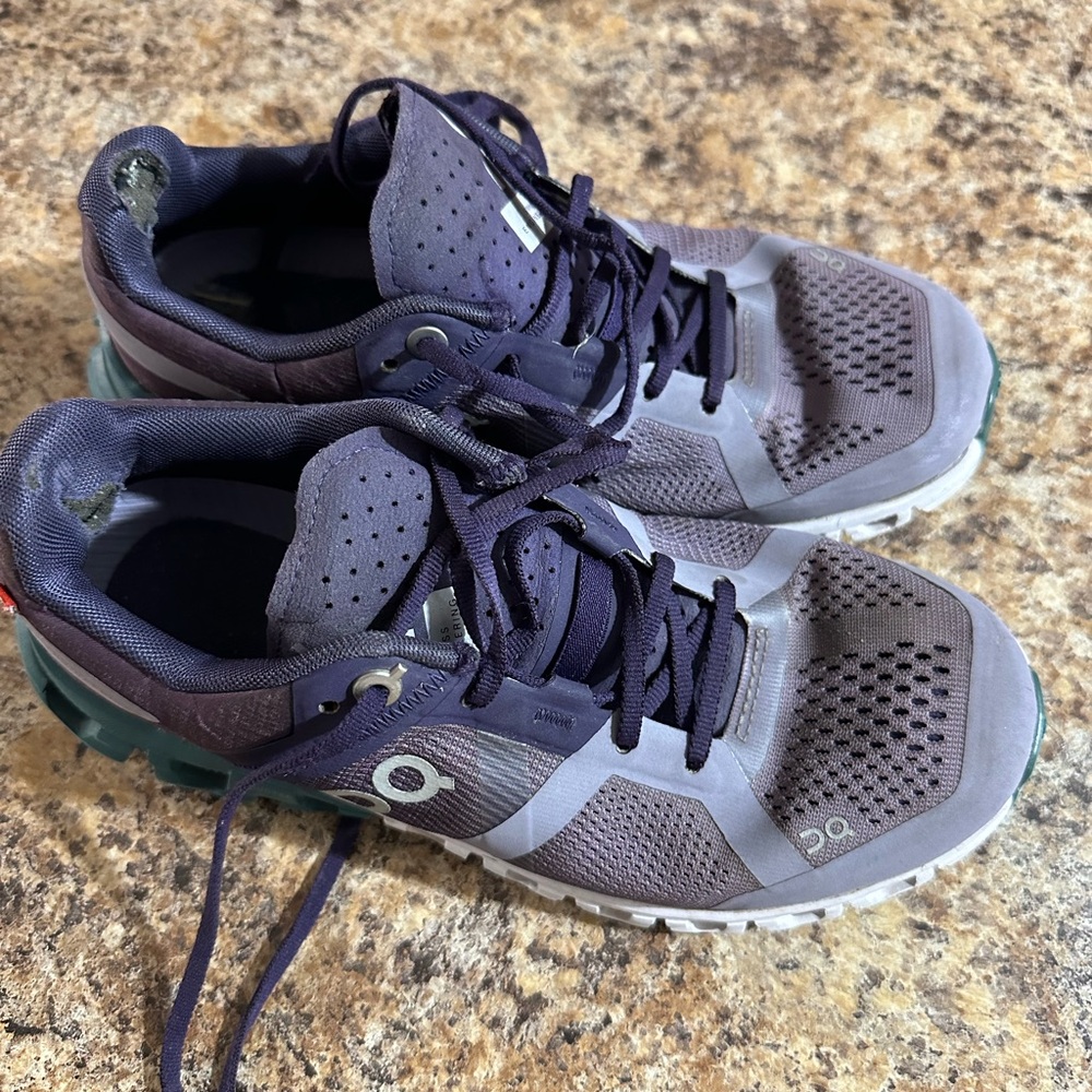 On Running womens Gray Athletic Shoes